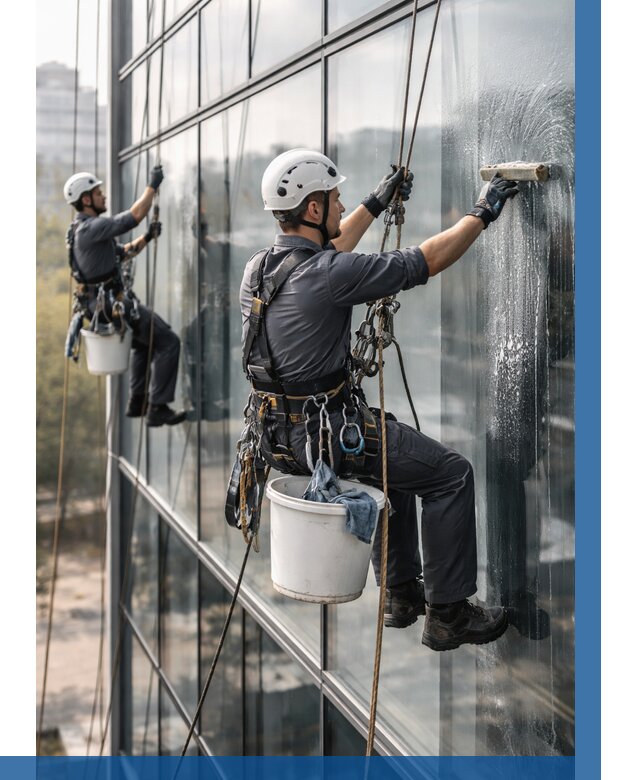 Мойка сплошного остекления в Анжере-Судженске, заказать от 308 р.| ВЫСОТНИК-Нжр