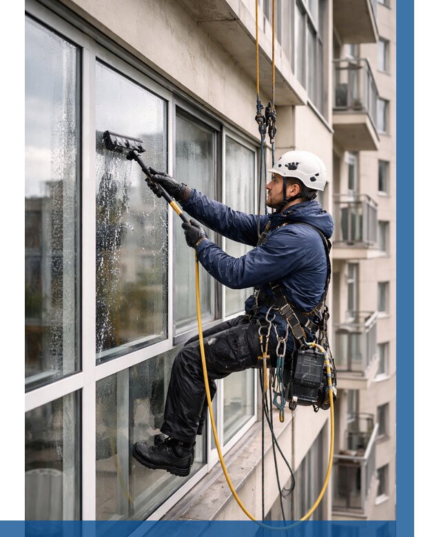 Мойка балконного остекления в Анжере-Судженске от 3590 р. | ВЫСОТНИК-Нжр