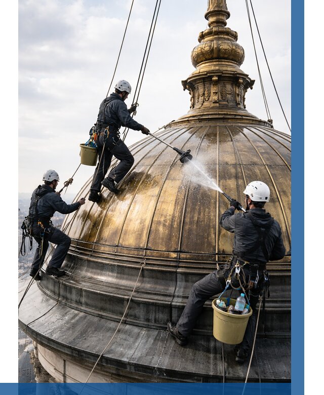 Мойка куполов и шпилей в Анжере-Судженске от 8206 р. - заказать | ВЫСОТНИК-Нжр