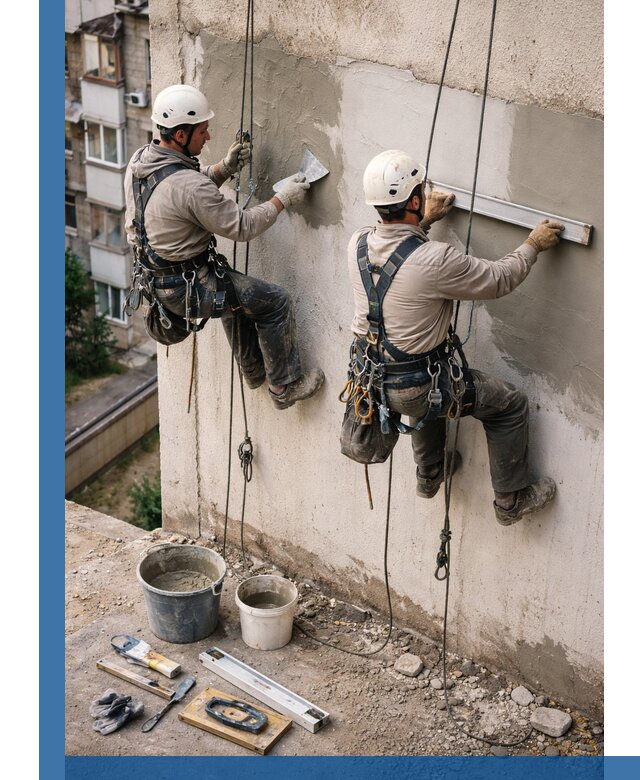 Комплексный ремонт штукатурного фасада с гарантией в Анжере-Судженске