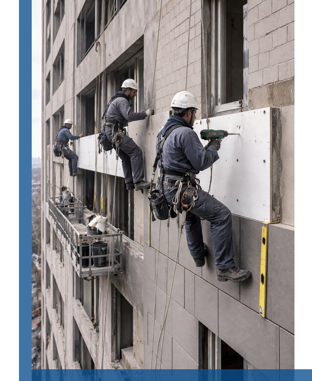 Монтаж фасадных термопанелей высокого качества в Анжере-Судженске