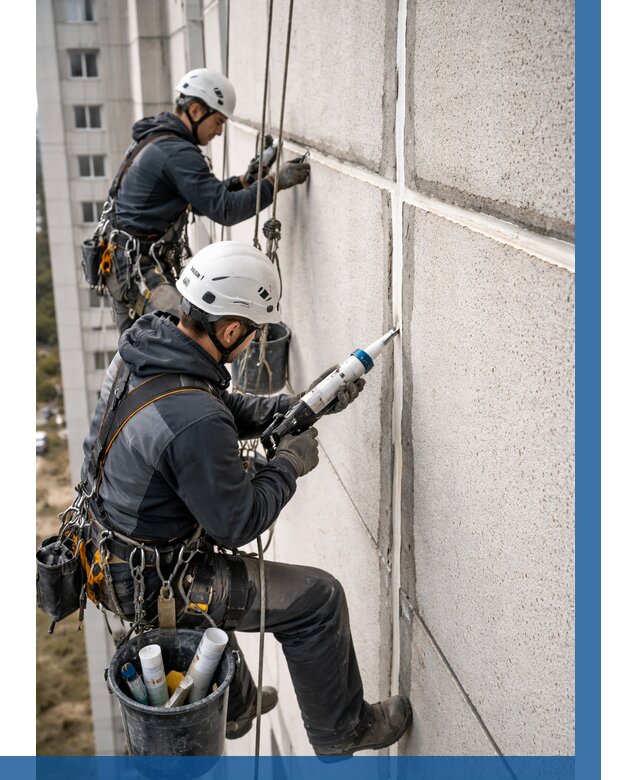 Герметизация межпанельных швов в Анжере-Судженске от 718 р. | ВЫСОТНИК-Нжр