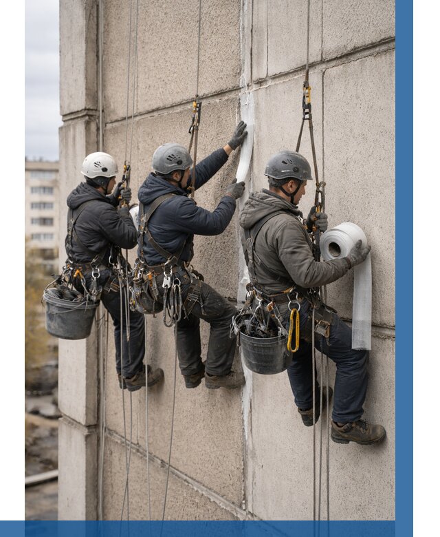 Ремонт межпанельных швов в Анжере-Судженске от 769 р. | ВЫСОТНИК-Нжр