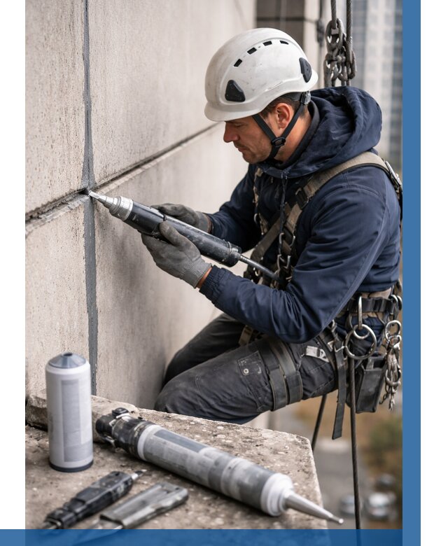 Вторичная герметизация швов в Анжере-Судженске от 462 р. | ВЫСОТНИК-Нжр