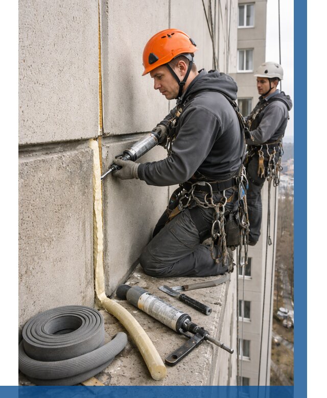 Теплый шов межпанельные швы в Анжере-Судженске от 718 р. | ВЫСОТНИК-Нжр