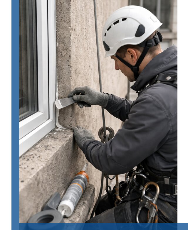 Герметизация монтажных швов окон в Анжере-Судженске с гарантией качества