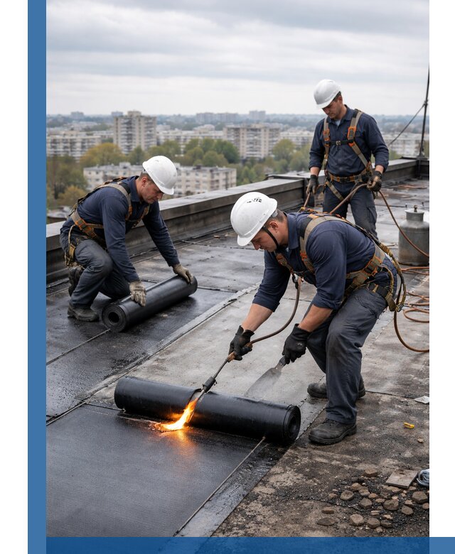Ремонт наплавляемой кровли в Анжере-Судженске качественно и надежно