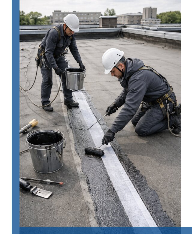 Гидроизоляция кровли мастикой в Анжере-Судженске надежная защита