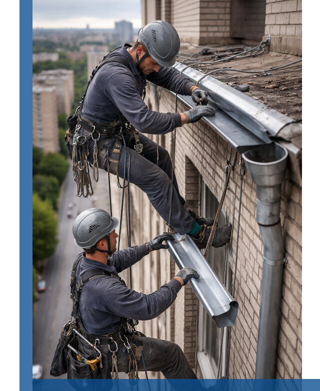 Ремонт водосточных желобов в Анжере-Судженске, быстро и качественно