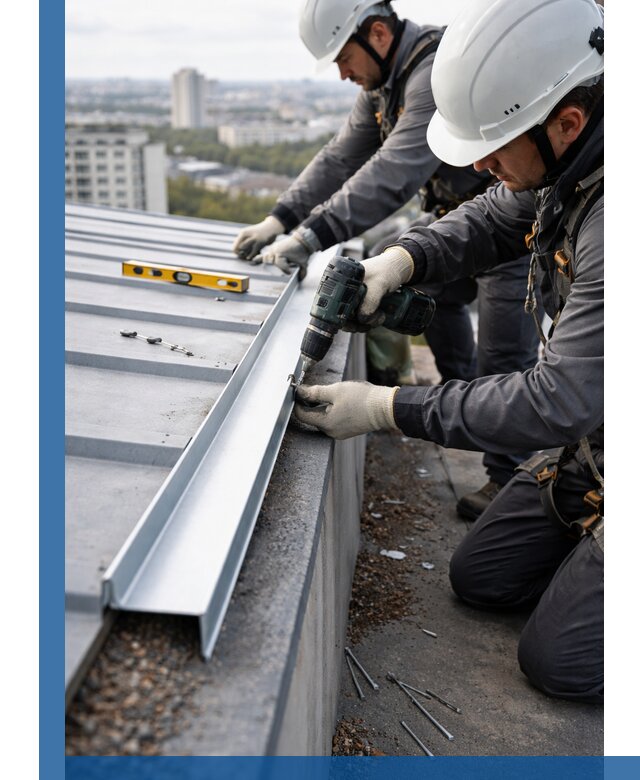 Монтаж капельника на кровле в Анжере-Судженске с гарантией качества