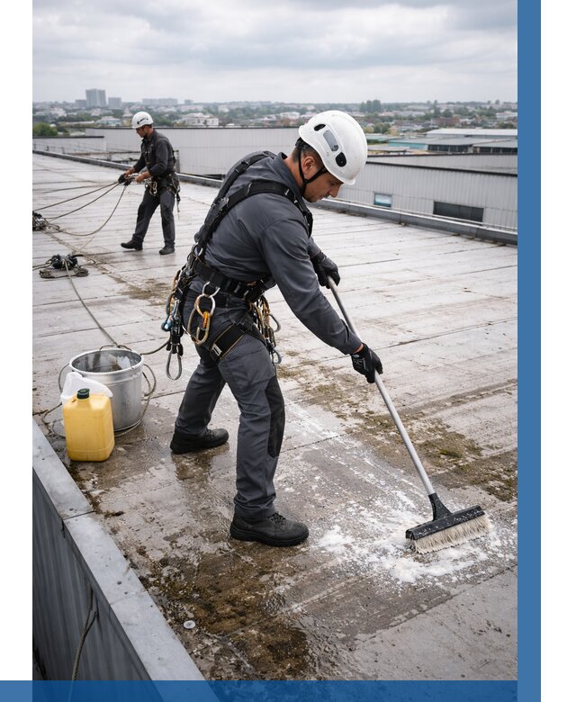 Очистка крыши по графику в Анжере-Судженске от 7693 р. | ВЫСОТНИК-Нжр