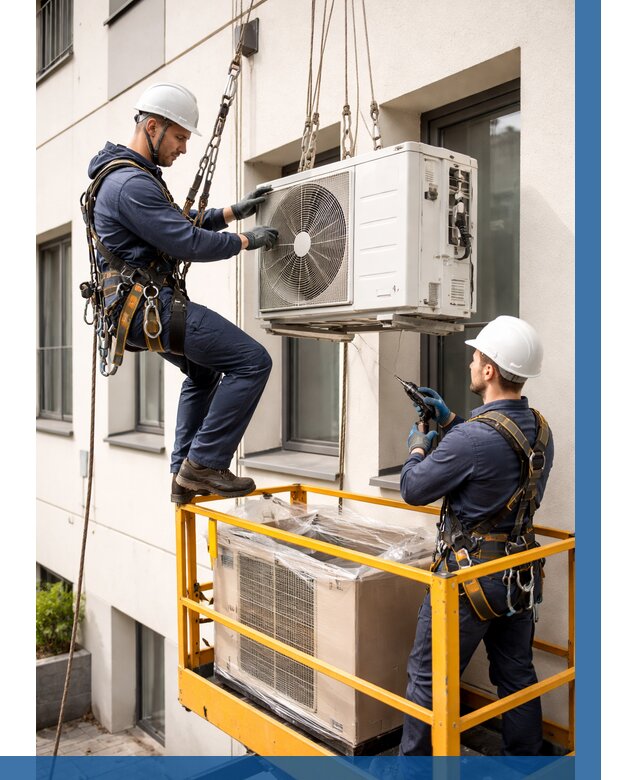 Демонтаж внешнего блока кондиционера в Анжере-Судженске от 3590 р. | ВЫСОТНИК-Нжр