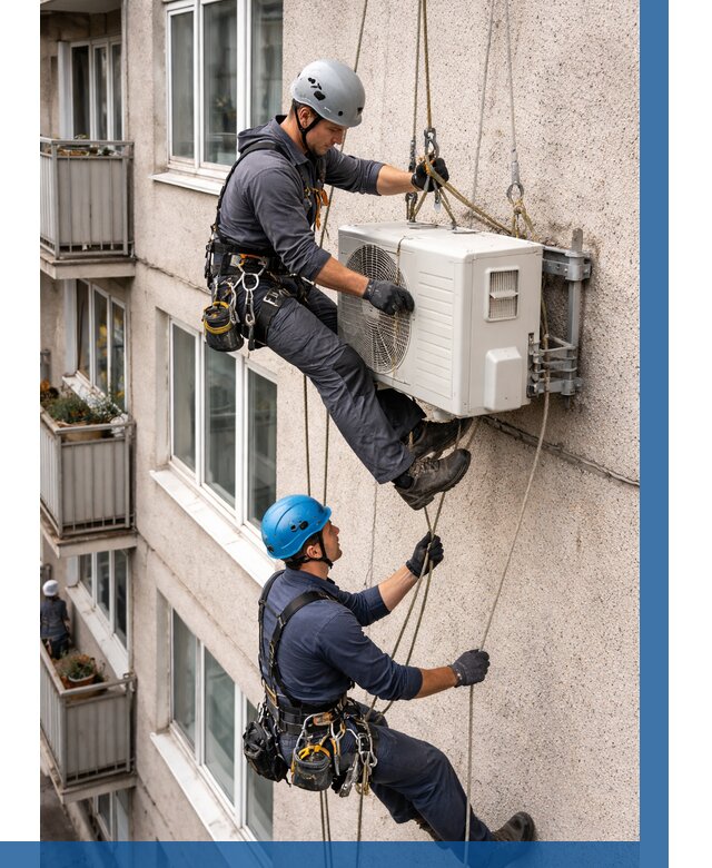 Перенос внешнего блока кондиционера в Анжере-Судженске от 9231 р.| ВЫСОТНИК-Нжр