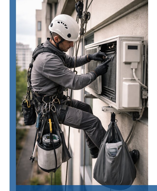 Обслуживание внешнего блока кондиционера в Анжере-Судженске профессионально