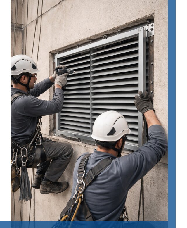 Монтаж вентиляционных решеток в Анжере-Судженске от 4616 р. | ВЫСОТНИК-Нжр