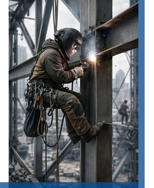 Высотные сварочные работы в Анжере-Судженске от 3590 р. | ВЫСОТНИК-Нжр