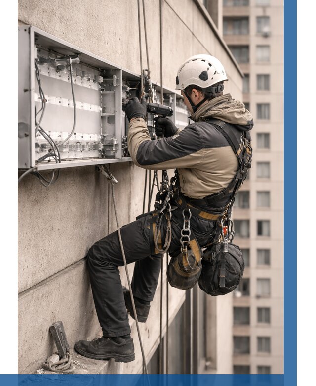 Ремонт вывески на высоте в Анжере-Судженске от 4616 р. | ВЫСОТНИК-Нжр