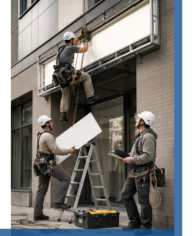 Монтаж светового короба в Анжере-Судженске от 6667 р. | ВЫСОТНИК-Нжр