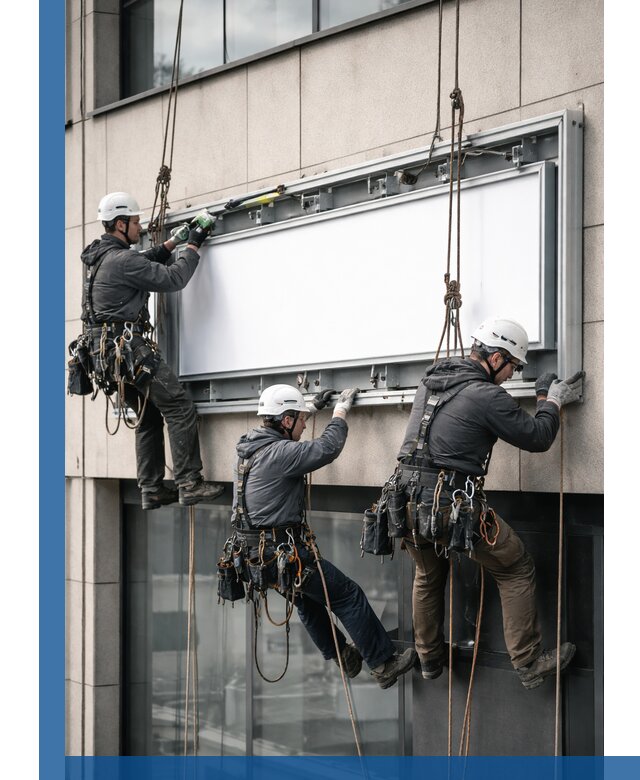 Профессиональный монтаж светового короба под ключ в Анжере-Судженске