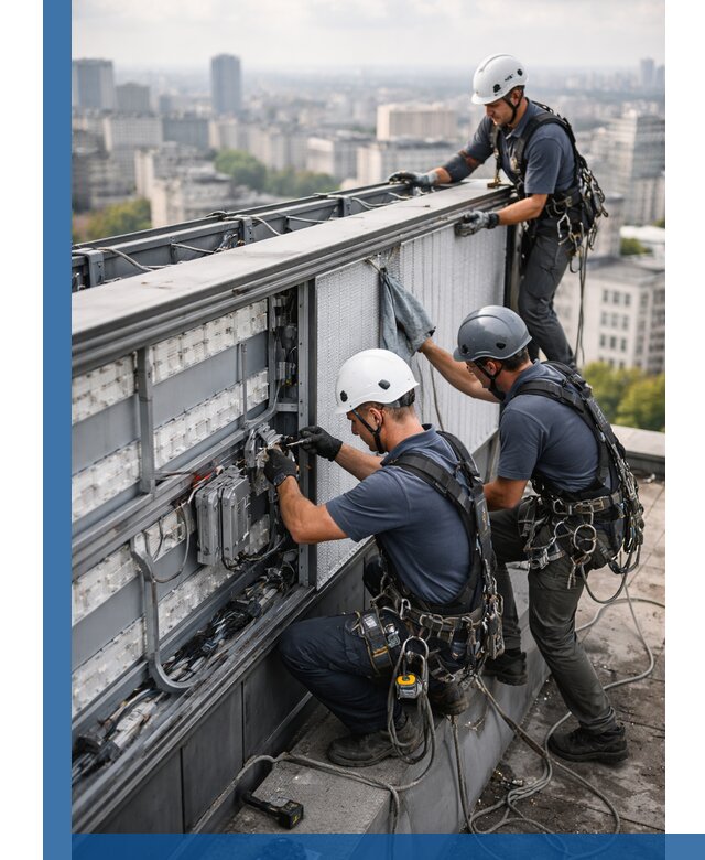 Профессиональное обслуживание крышной рекламы в Анжере-Судженске под ключ