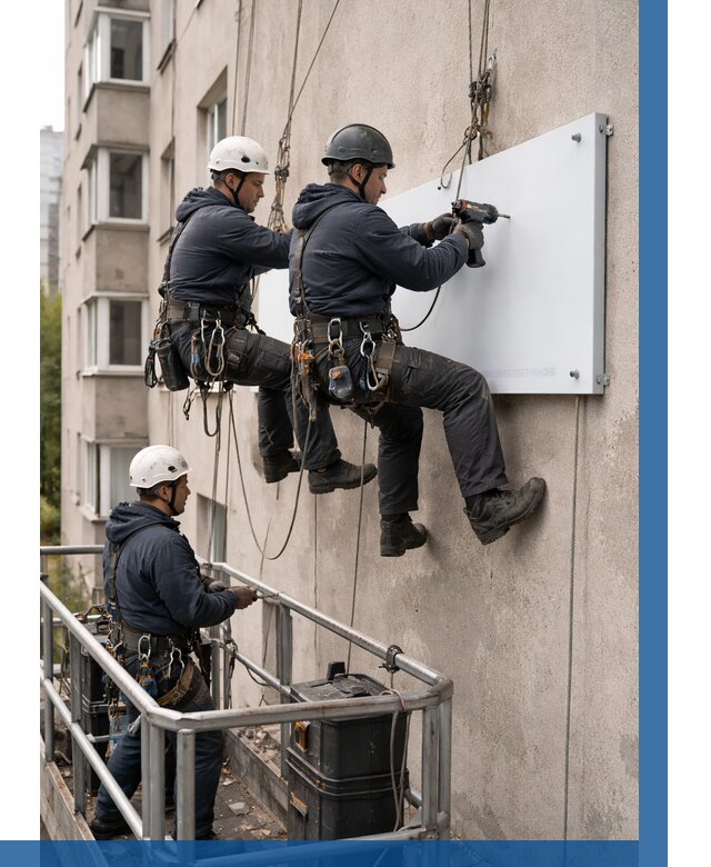 Монтаж табличек и указателей в Анжере-Судженске от 3590 р. | ВЫСОТНИК-Нжр