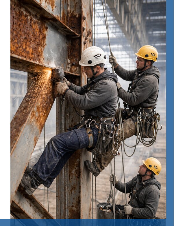 Зачистка металла от ржавчины в Анжере-Судженске от 359 р. | ВЫСОТНИК-Нжр