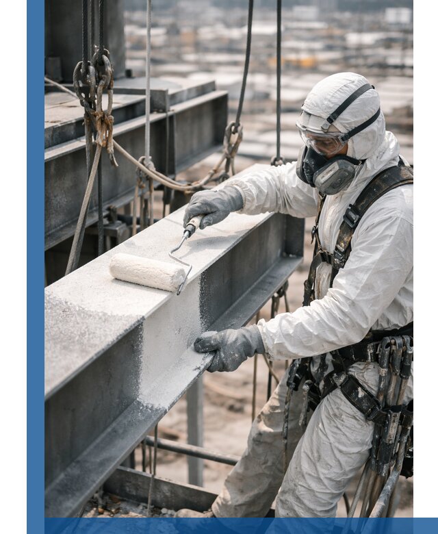 Профессиональная огнезащитная обработка металлоконструкций в Анжере-Судженске