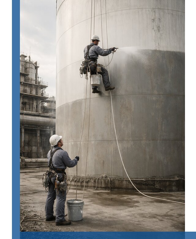 Покраска стальных резервуаров и емкостей в Анжере-Судженске профессионально