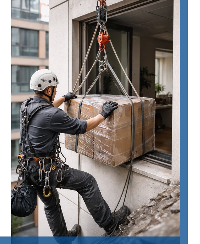 Подъем груза через окно в Анжере-Судженске от 4616 р. | ВЫСОТНИК-Нжр