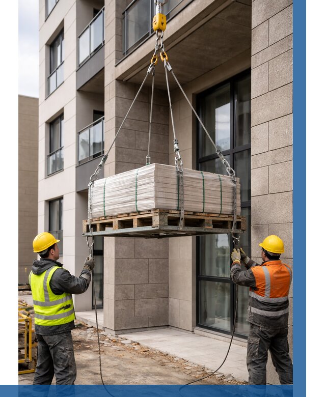 Подъем керамогранита на этаж в Анжере-Судженске от 3590 р. | ВЫСОТНИК-Нжр