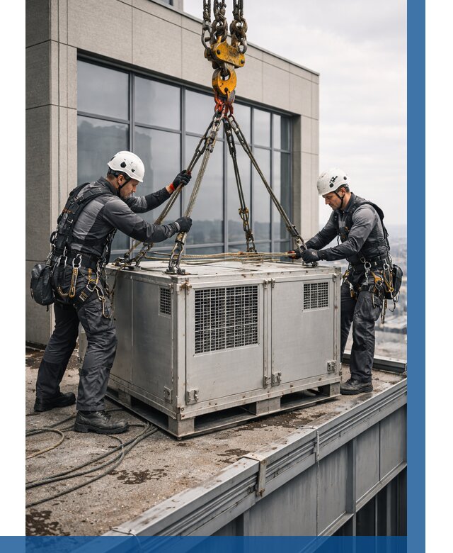 Такелажные работы на высоте в Анжере-Судженске от 8206 р. | ВЫСОТНИК-Нжр