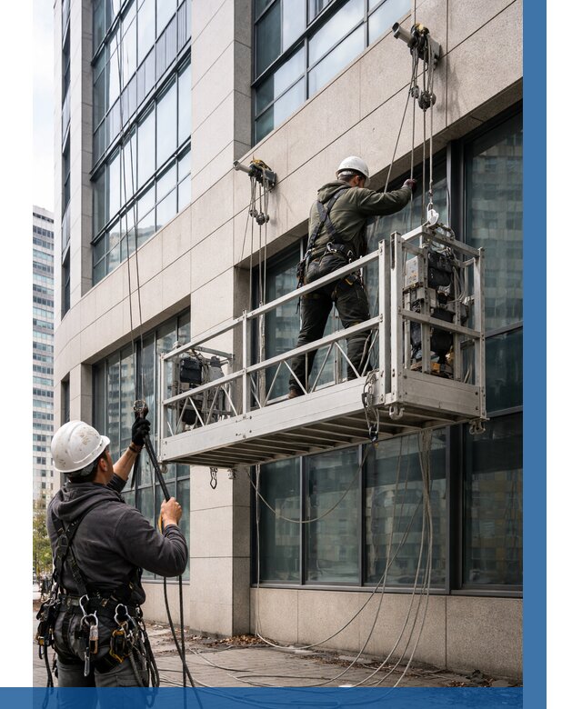 Монтаж и подъем фасадной люльки в Анжере-Судженске от 12308 р. | ВЫСОТНИК-Нжр