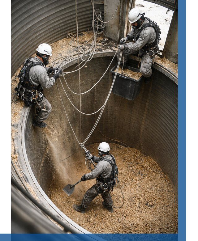 Чистка зерновых бункеров в Анжере-Судженске от 12308 р. | ВЫСОТНИК-Нжр