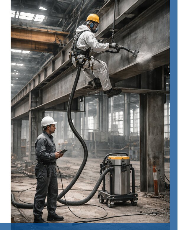 Обеспыливание конструкций в цехе в Анжере-Судженске от 4308 р. | ВЫСОТНИК-Нжр