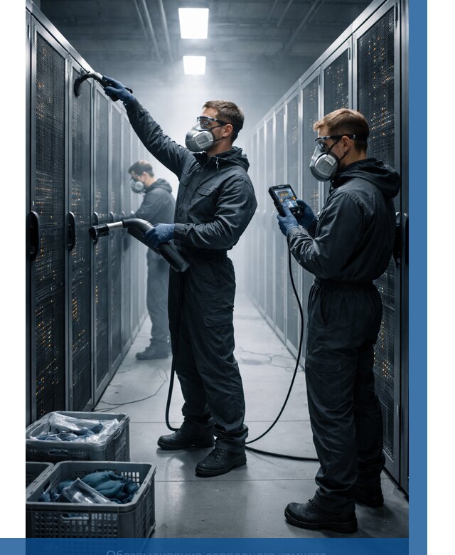 Обеспыливание серверной комнаты в Анжере-Судженске от 4616 р. | ВЫСОТНИК-Нжр