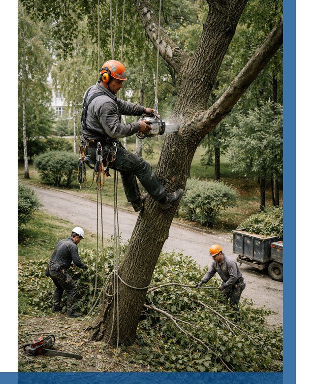 Кронирование деревьев в Анжере-Судженске от 6667 р. | ВЫСОТНИК-Нжр