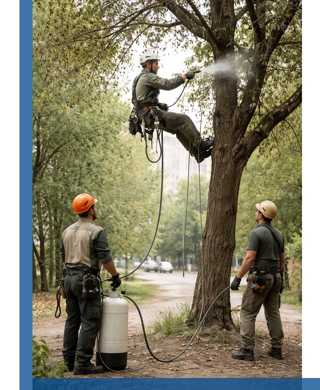 Обработка деревьев от вредителей в Анжере-Судженске профессиональная защита