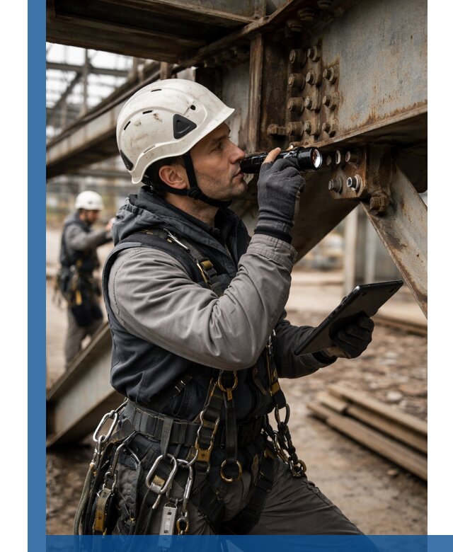 Обследование металлоконструкций и диагностика прочности в Анжере-Судженске